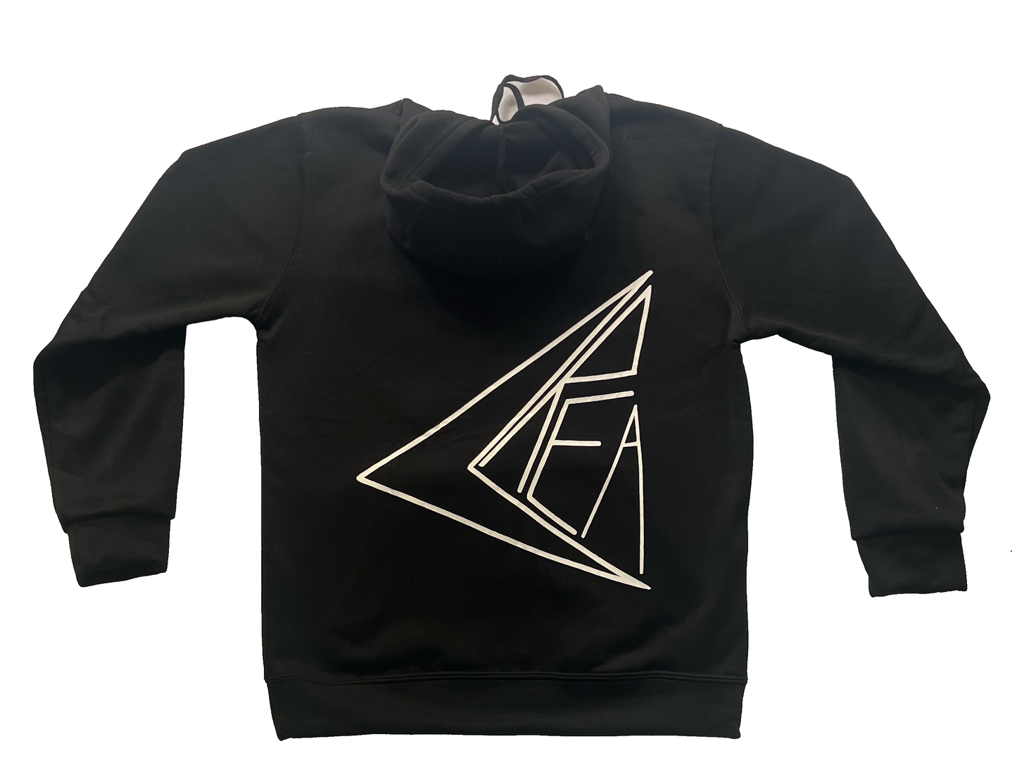 CREA hoodie black-white